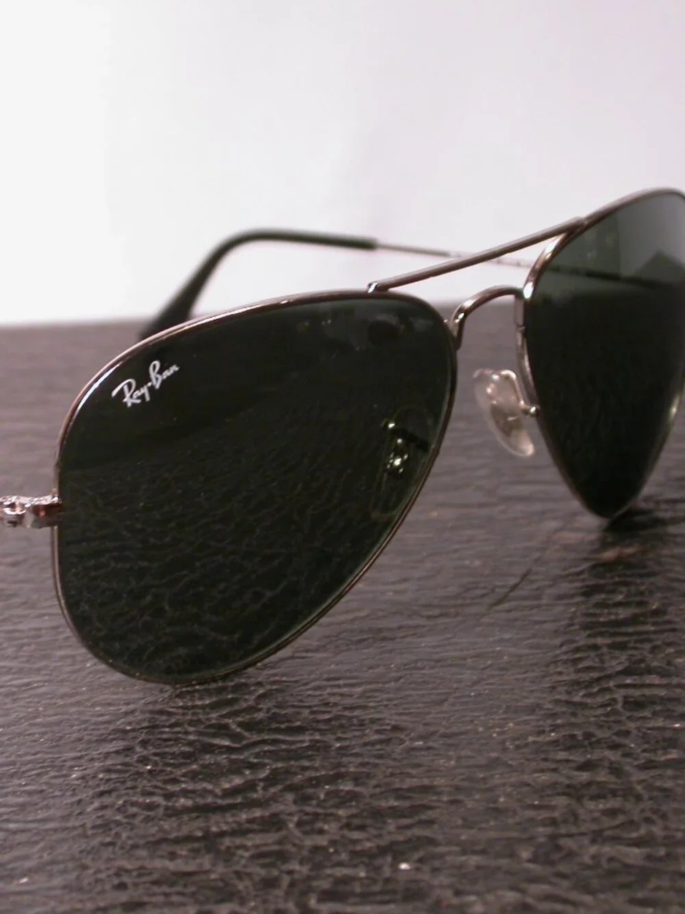 Ray Ban Chrome Mirror Aviator Large Shades Sunglasses Made in ITALY RB3025
